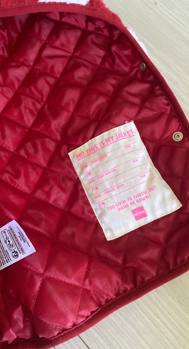 Kız Çocuk Kırmızı Yelek - Görsel 4