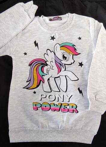 Pony Power 2 İplik Şardonlu Kaliteli Sweatshirt 