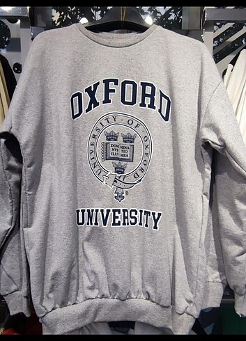 Oxford 2 İplik Şardonsuz Oversize Unisex Sweatshirt 