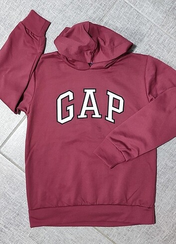 Gap 3 İplik Şardonlu Kapüşonlu Sweatshirt 