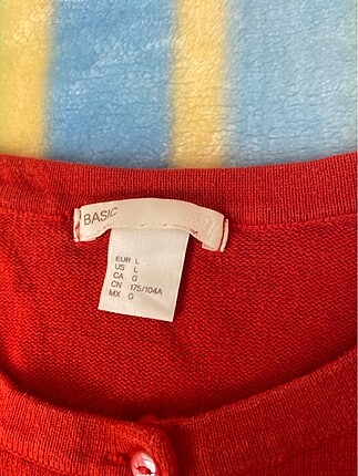 H&M Kırmızı hırka