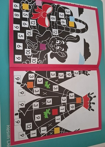 Beden Renk Mozaik Kitabım 1 - Sticker Kitap