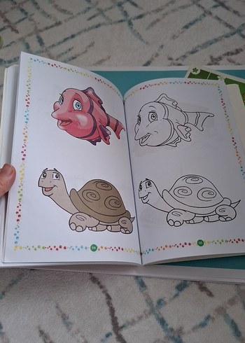 Kolay Boyama Eğitici Kitapları Çocuklar İçin