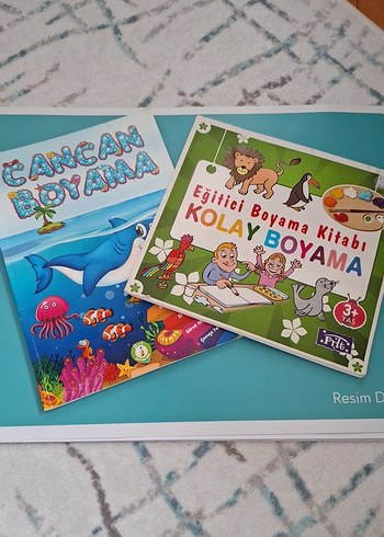 Kolay Boyama Eğitici Kitapları Çocuklar İçin
