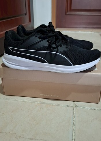 38 Beden Siyah erkek Puma spor ayakkabı