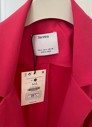 s Beden pembe Renk Kruvaze Pembe Yelek