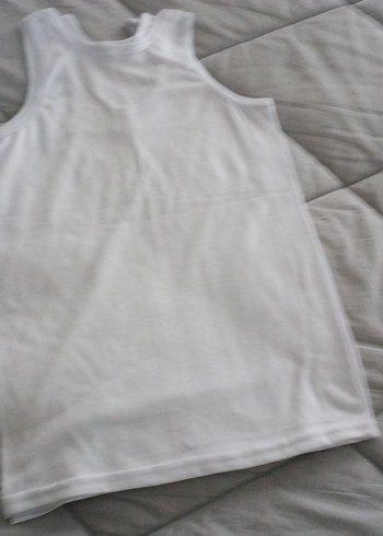 3 li Beyaz erkek Çocuk Atlet - Görsel 3