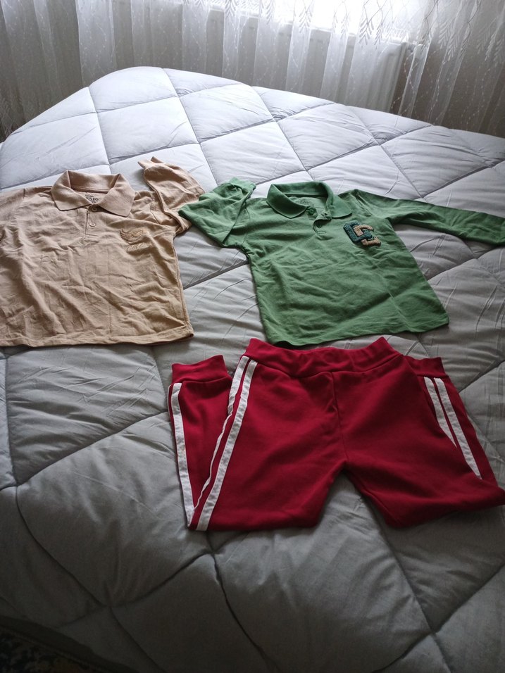 Kızlar İçin Kırmızı Fermuarlı Eşofman Altı - Görsel 2