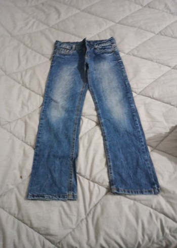 Mavi Kemerli Sade Jean - Görsel 2