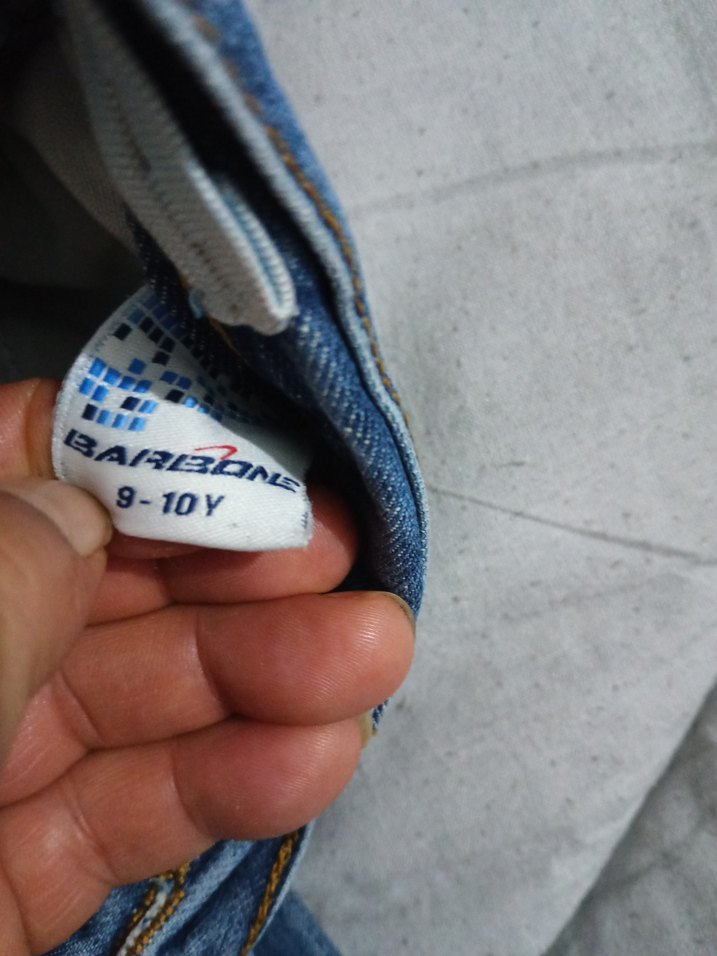 Mavi Kemerli Sade Jean - Görsel 3