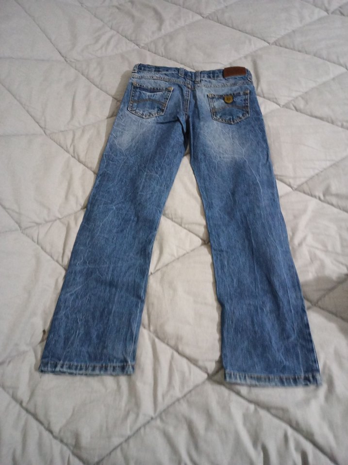 Mavi Kemerli Sade Jean - Görsel 4