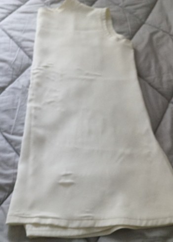 Kolsuz Krem ipek Bluz - Görsel 5