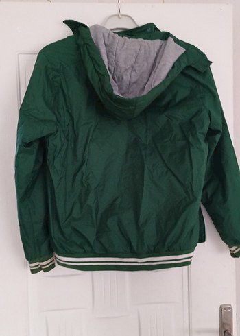 Yeşil Fermuarlı Erkek Çocuk Mont - Görsel 5