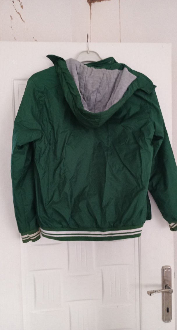 Yeşil Fermuarlı Erkek Çocuk Mont - Görsel 5