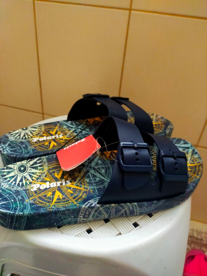 Mavi  Bohem Erkek Terlik - Görsel 2