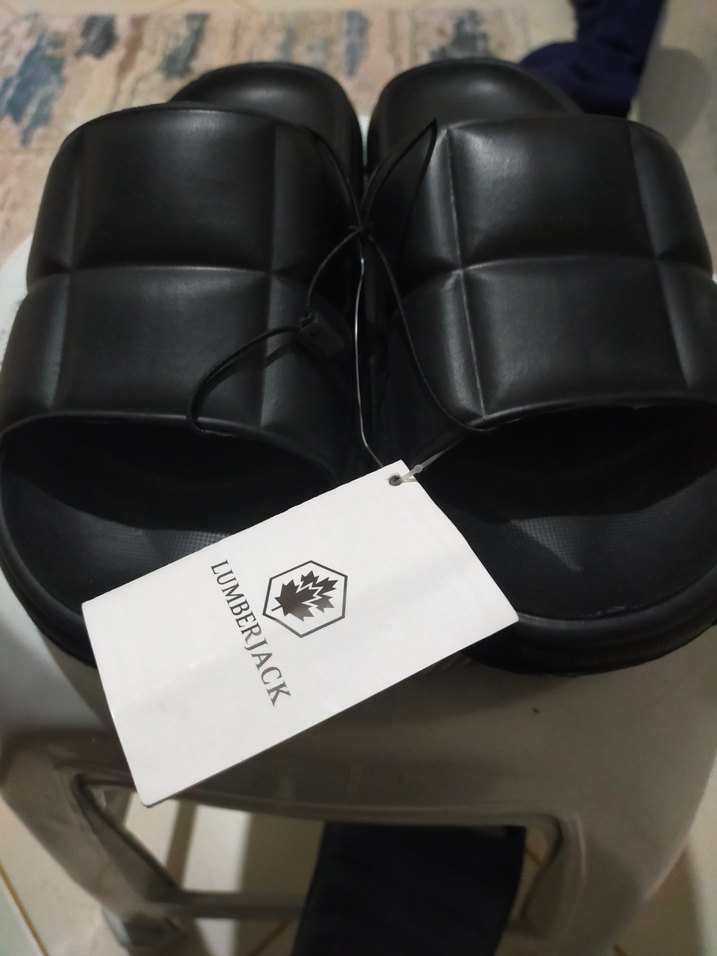 Erkek Siyah Minimalist Kauçuk Terlik - Görsel 2