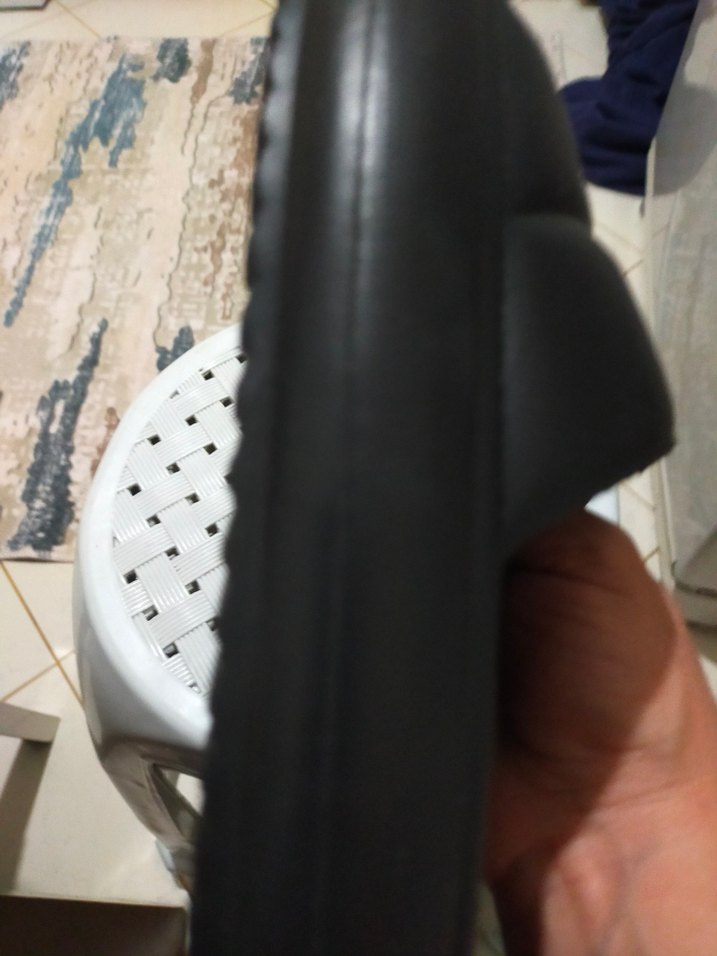 Erkek Siyah Minimalist Kauçuk Terlik - Görsel 4