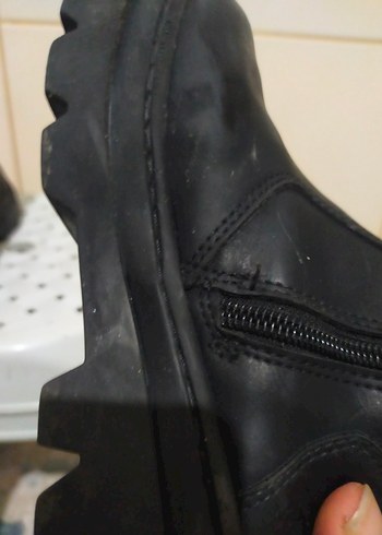 Siyah Platform Topuklu Gotik çocuk Botları - Görsel 4