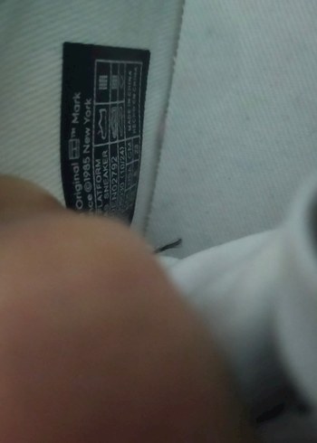 Beyaz Bağcıklı Elastik Spor Ayakkabı - Görsel 5