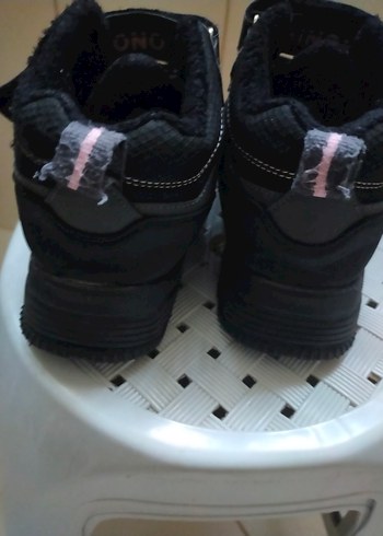 Kız Çocuk Siyah Biker Spor Ayakkabı - Görsel 3