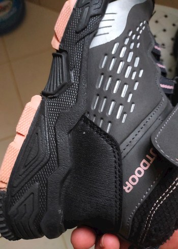 Kız Çocuk Siyah Biker Spor Ayakkabı - Görsel 6