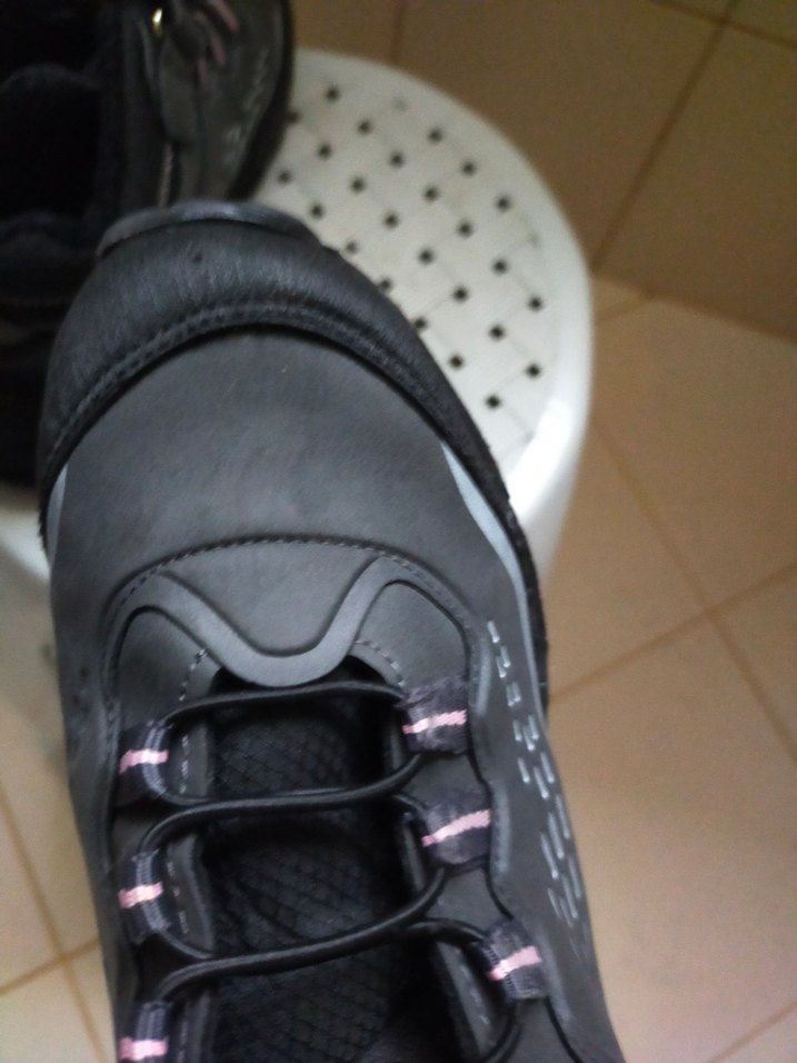 Kız Çocuk Siyah Biker Spor Ayakkabı - Görsel 5