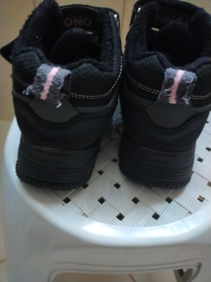 Kız Çocuk Siyah Biker Spor Ayakkabı - Görsel 3