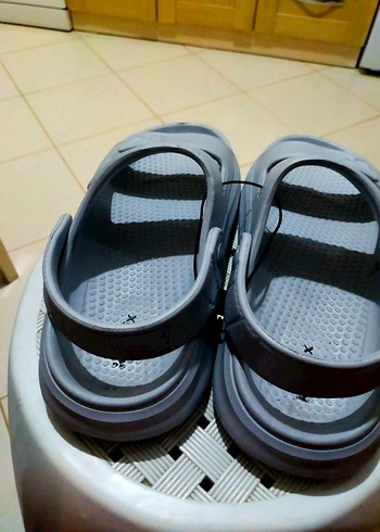 Gri Erkek Kayışlı Günlük Sandalet - Görsel 3