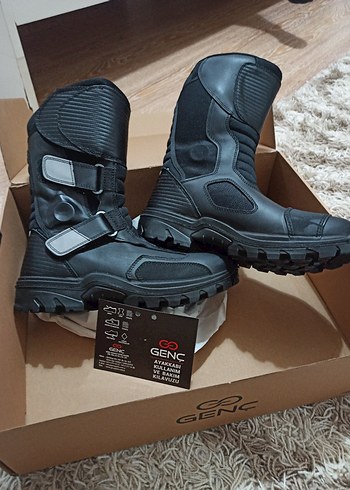 Siyah Erkek Motosiklet Botu - Görsel 2