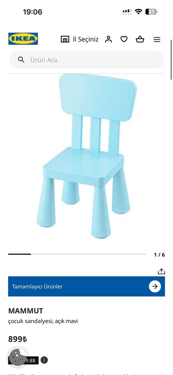 Pastel Sarı Çocuk Sandalyesi - Görsel 2