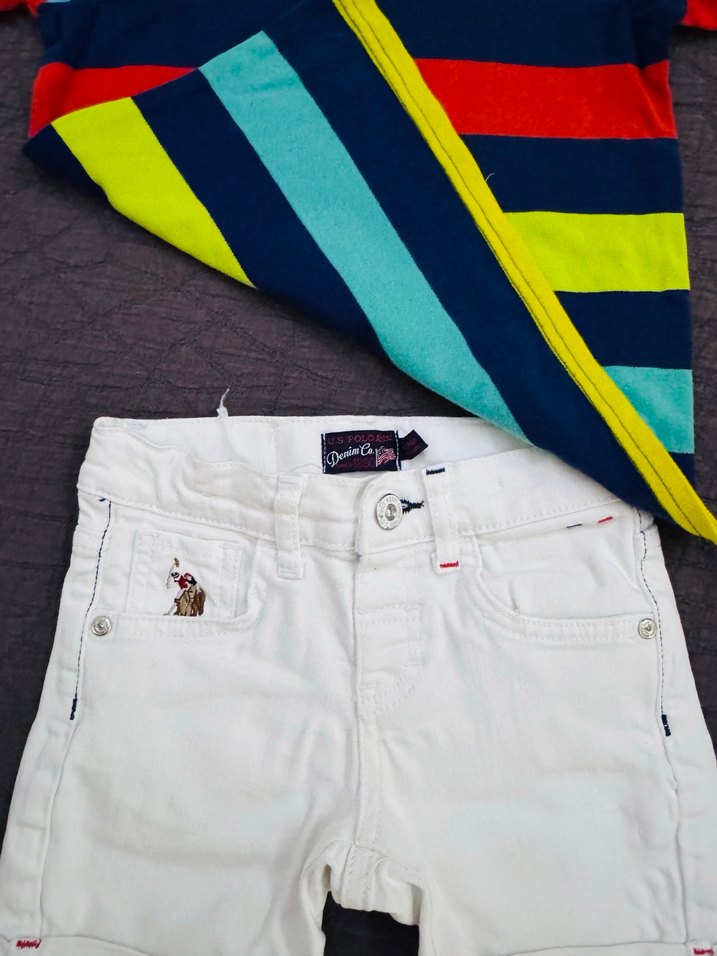 Renkli Bebek Erkek Kısa Kollu Takım - Görsel 2