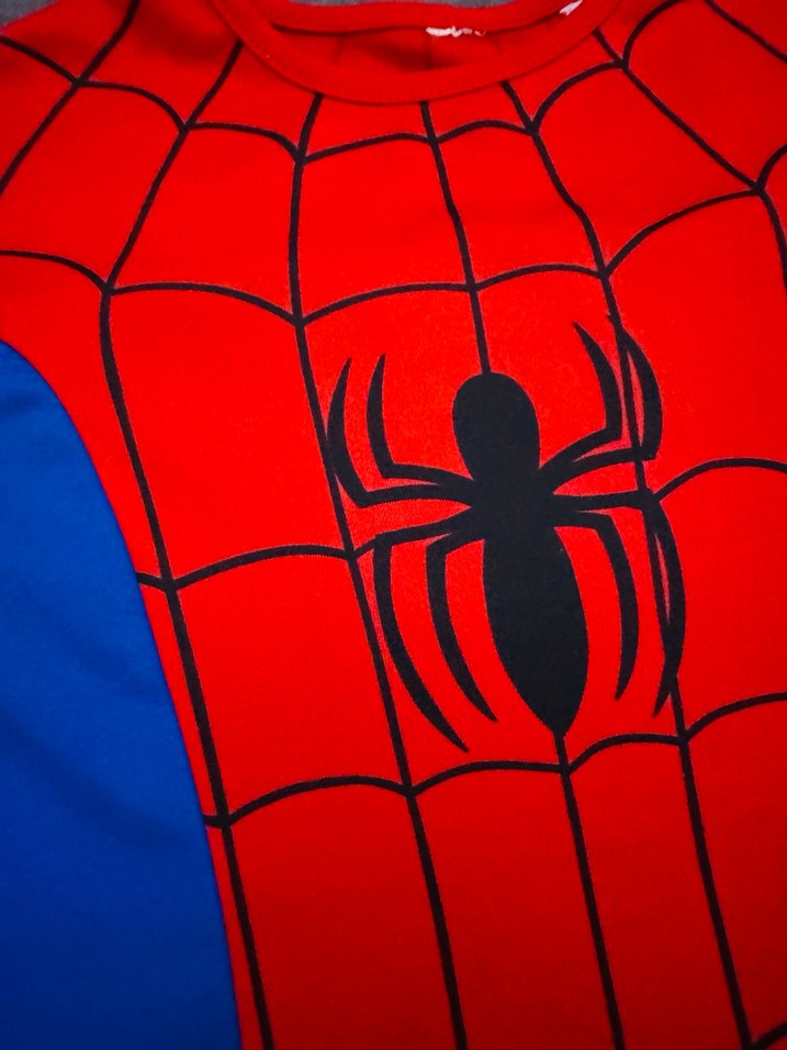 Örümcek Adam Baskılı Kırmızı Erkek Tişört - Görsel 2