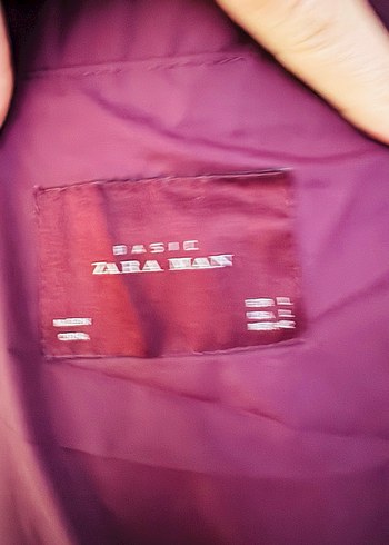 Bordo Düğmeli Erkek Mont - Görsel 3