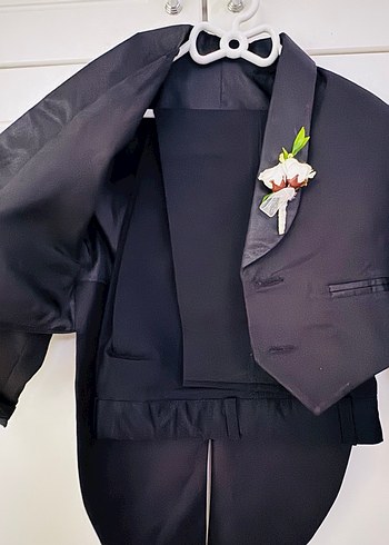 Klasik Siyah Çocuk Takım Elbise - Görsel 2