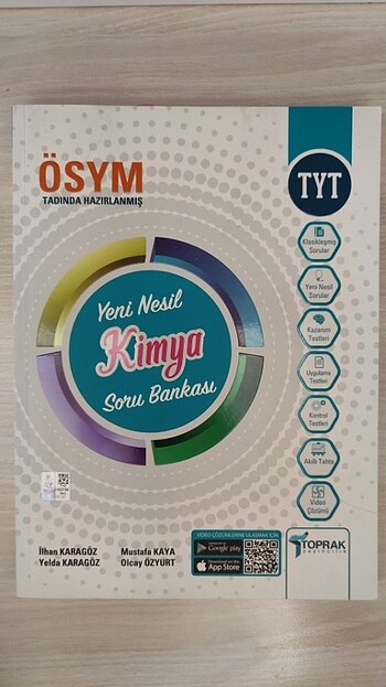 Tyt kimya soru bankası Toprak yayıncılık