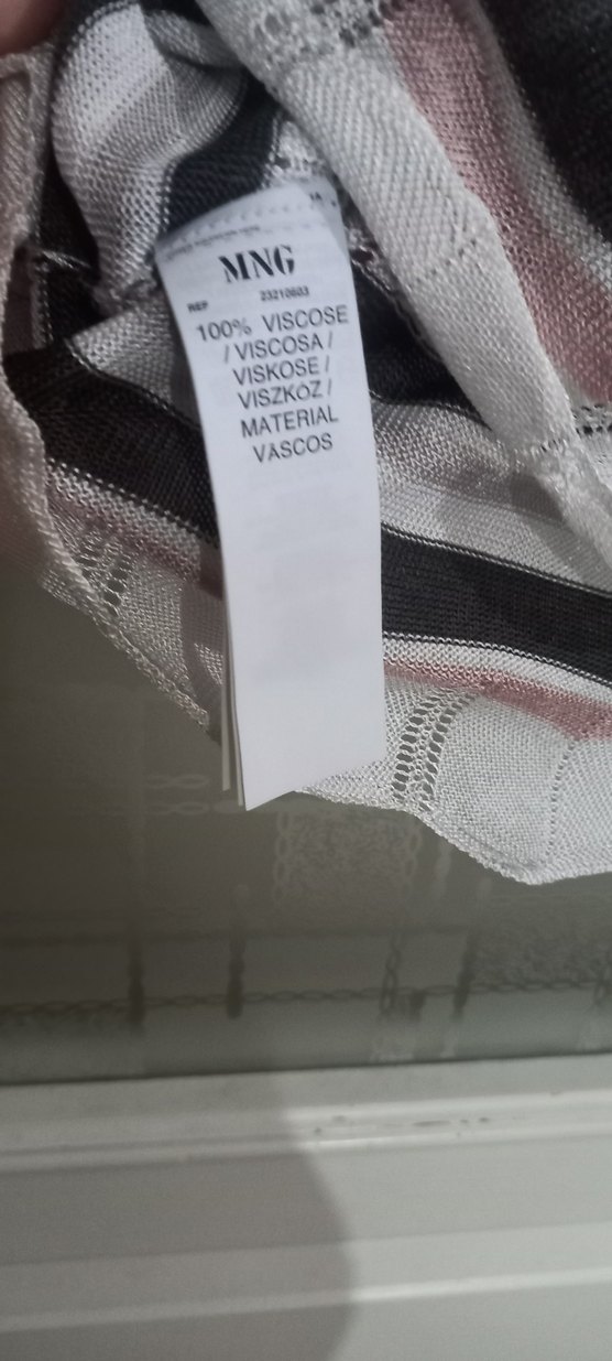 Gri Çizgili V Yaka Örgü Kadın Kazak - Görsel 5