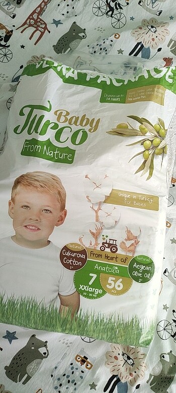 Baby turbo 7 numara bebek bezi