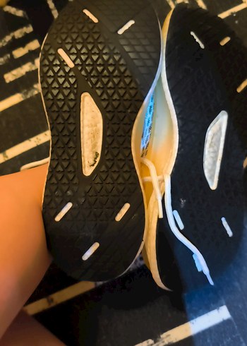 Beyaz Bağcıklı Spor Kadın Sneakers - Görsel 4