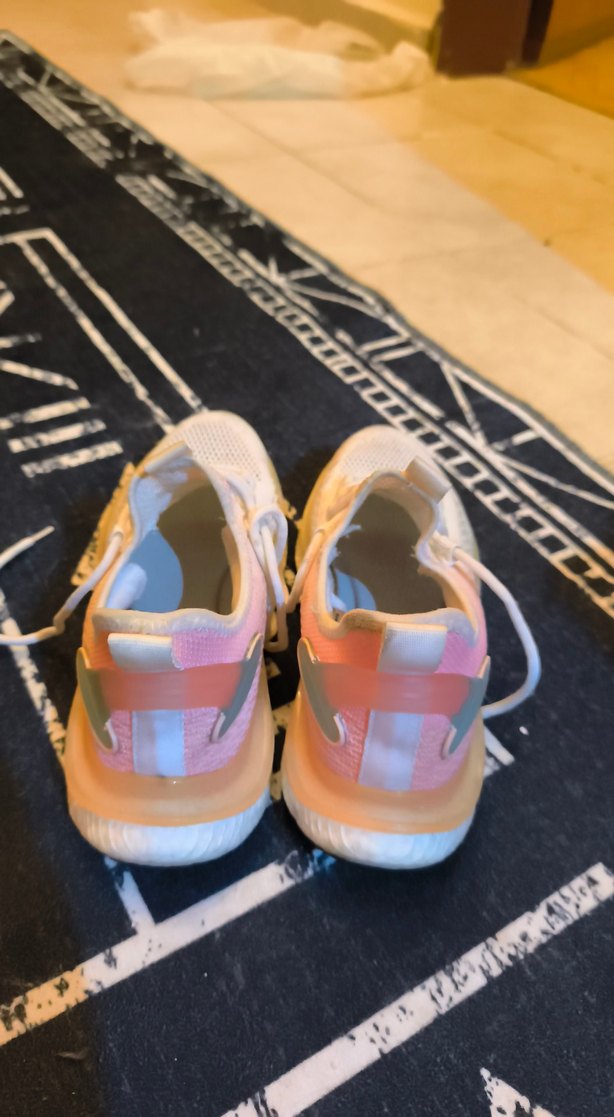 Beyaz Bağcıklı Spor Kadın Sneakers - Görsel 3