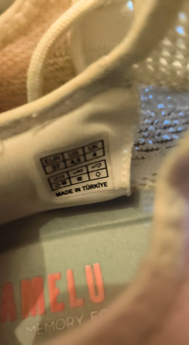 Beyaz Bağcıklı Spor Kadın Sneakers - Görsel 5