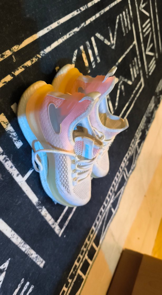 Beyaz Bağcıklı Spor Kadın Sneakers - Görsel 2