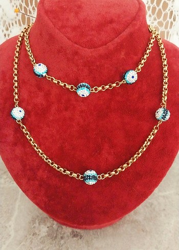 Cartier TOPLU NAZAR BONCUKLU ÇELIK SET