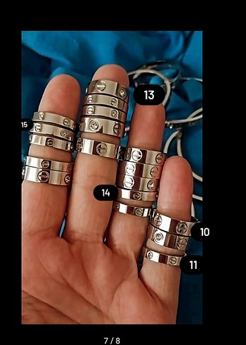 Cartier CARTİER GÜMÜŞ RENK YÜZÜK