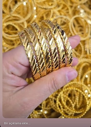 BURMA BİLEZIK PULLU ARPA ZINCIR RESAT ÇEYREK - Görsel 8