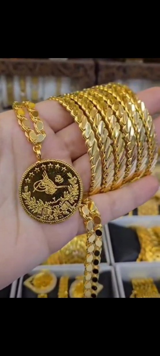 BURMA BİLEZIK PULLU ARPA ZINCIR RESAT ÇEYREK - Görsel 4