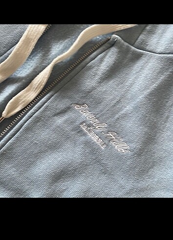 H&M hm bebek mavisi kapüşonlu sweatshirt