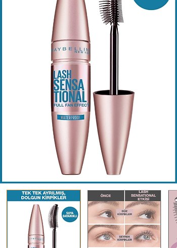 Maybelline Lash Sensational waterproof Maskara