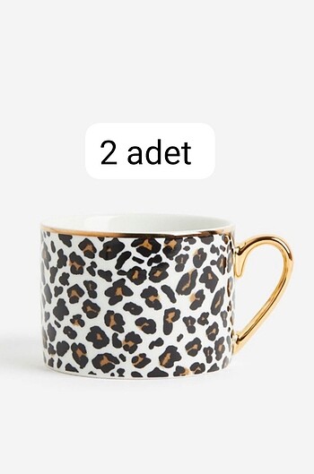 H&M HOME Leopar Fincan 2 Adet