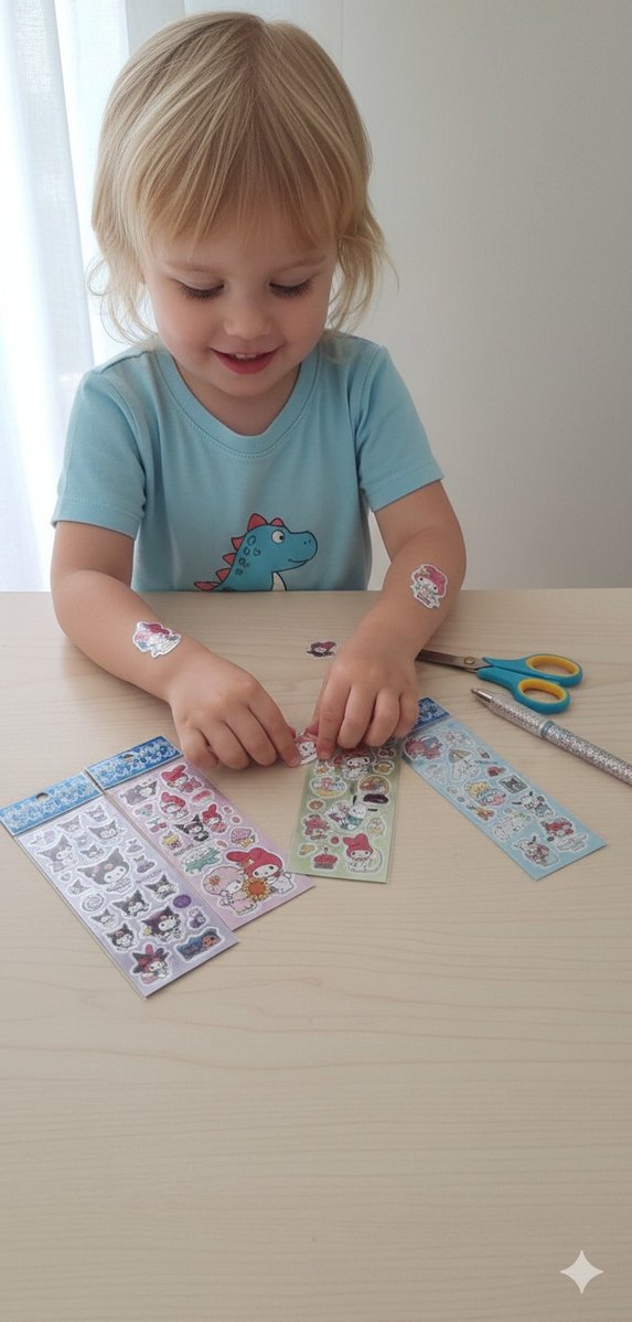 5 farklı KUROMİ li sticker 75 TL - Görsel 2