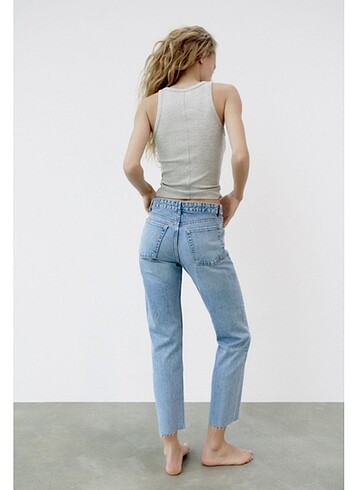 s Beden mavi Renk Zara STRAIGHT FIT Kot pantolon